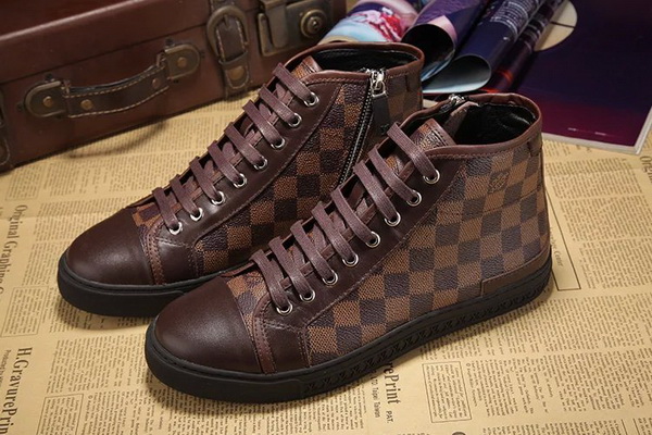 LV High-Top Fashion Men Shoes--011